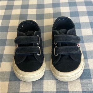 Superga Blue and White Sneakers Canvas Comfort